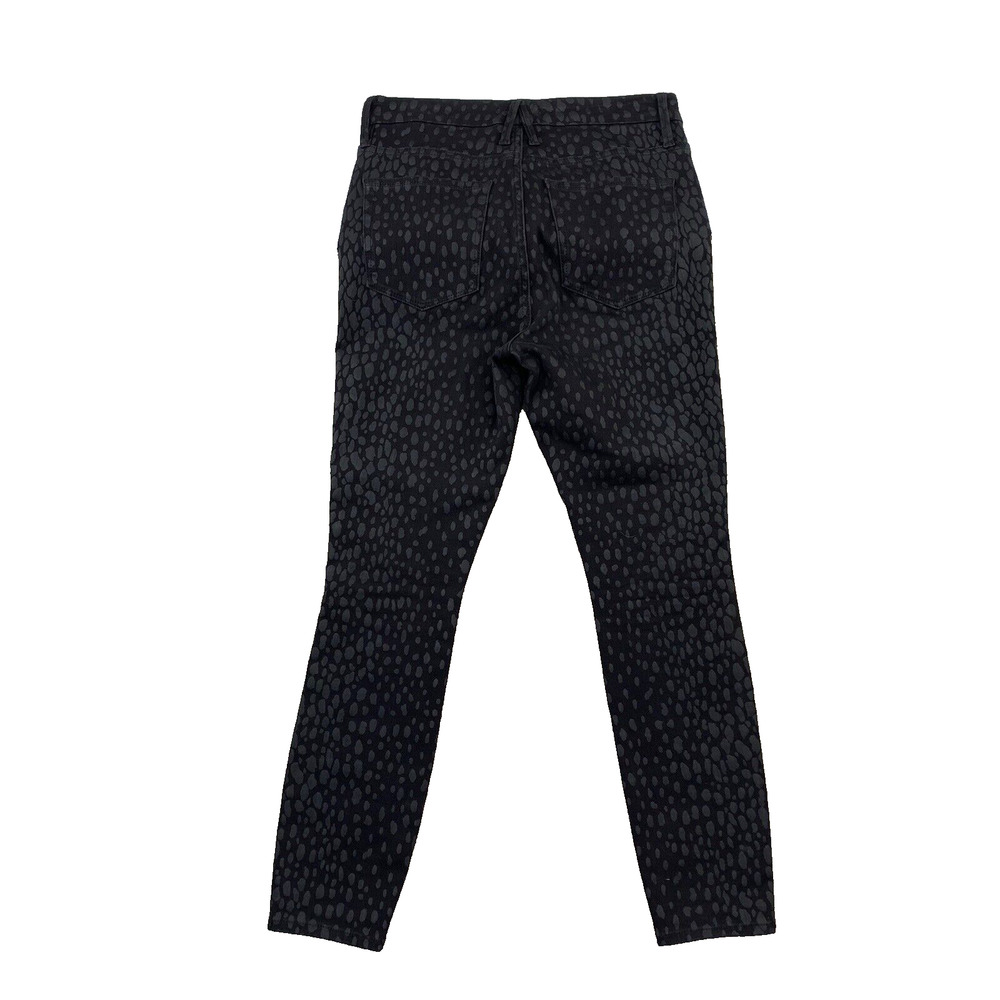 Stylish Black Patterned Women Jeans